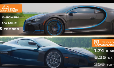 Rimac Nevera vs Bugatti Chiron SuperSport vs Tesla Model S Plaid : Can ICE hold its own over new EVs?