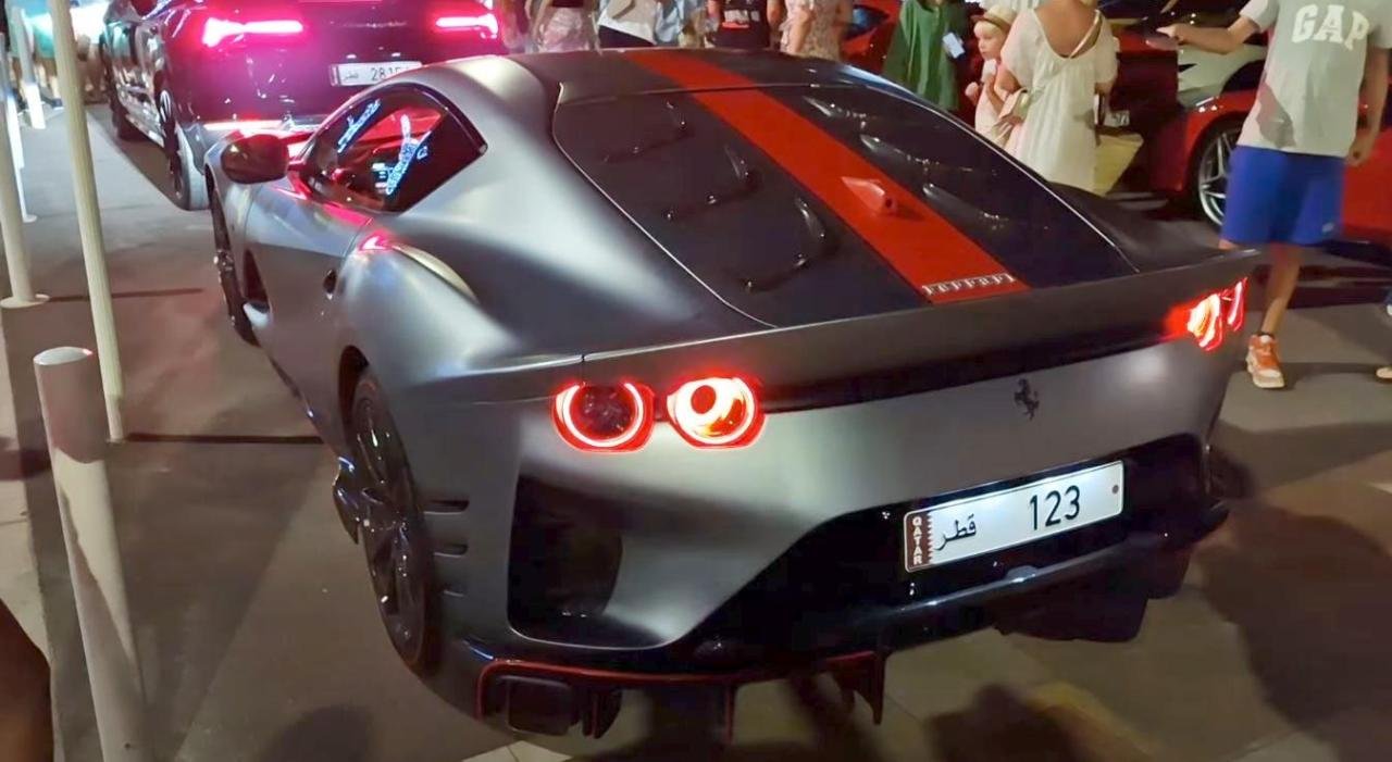 Ferrari 812 Competizione-Qatar-123-number plate