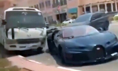 Bugatti Chiron Super Sport-Crash-Dubai