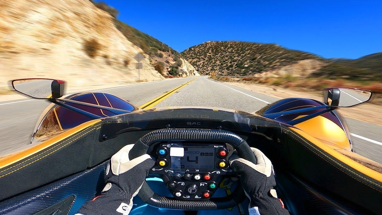 BAC Mono R-POV canyon drive