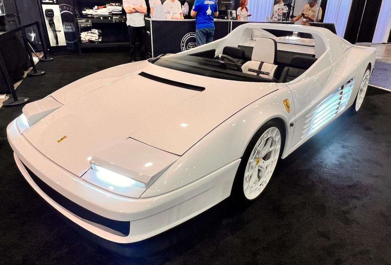 Ferrari Testarossa EV-Gas Monkey Garage-SEMA 2023-1