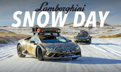 Lamborghini Huracan Sterrato-Utah-snow drive