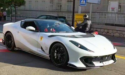 Charles Leclerc Ferrari 812 Competizione A-Monaco
