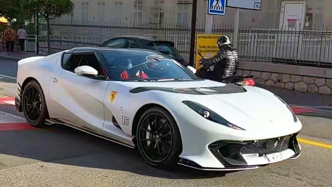 Charles Leclerc Ferrari 812 Competizione A-Monaco