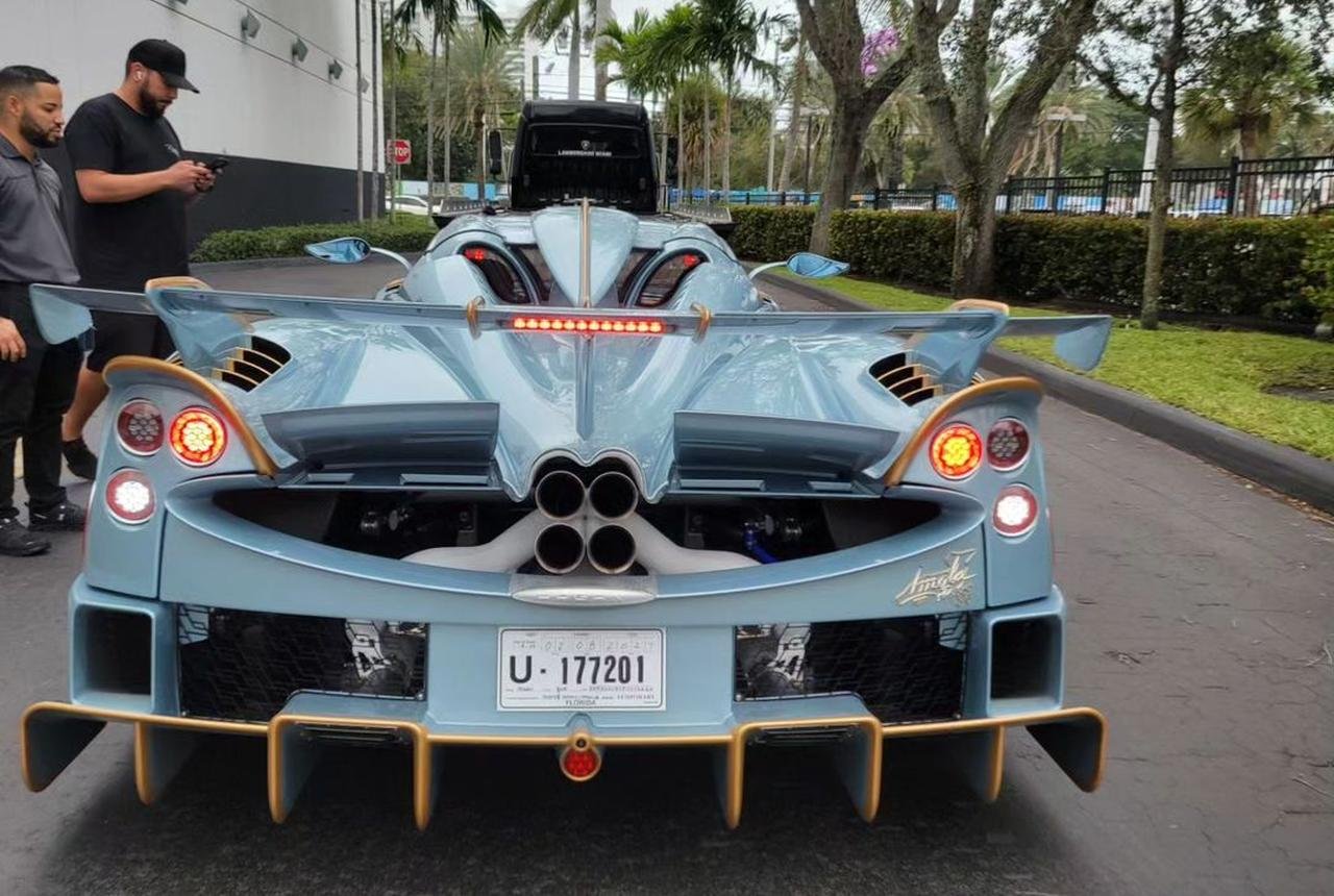 Pagani Imola Roadster-frozen blue-Florida-3