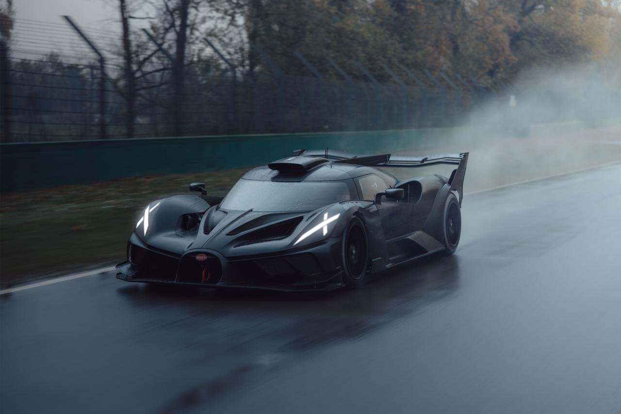 Bugatti Bolide Wet Weather Test-Imola-1