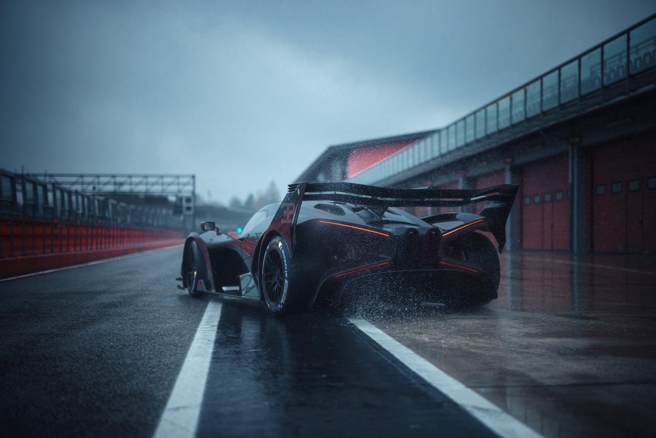 Bugatti Bolide Wet Weather Test-Imola-2