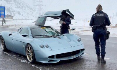Pagani Huayra Coda Lunga impounded-Swiss police-1