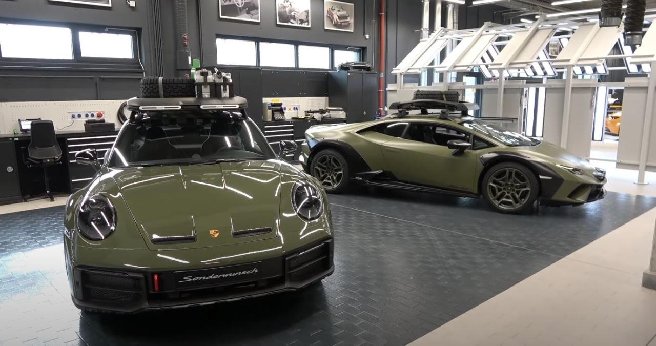 Porsche 911 Dakar Military Green-3