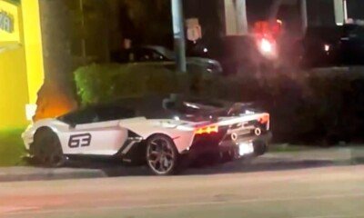 Stolen-Lamborghini Aventador SVJ 63-crash-Florida