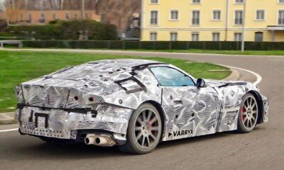 Ferrari 812 successor F167 spy images