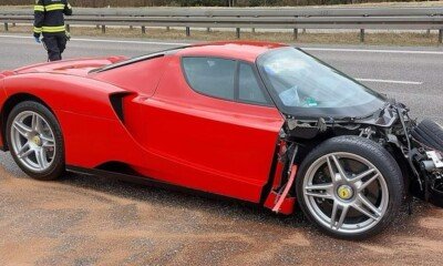 Ferrari Enzo crash Germany-1