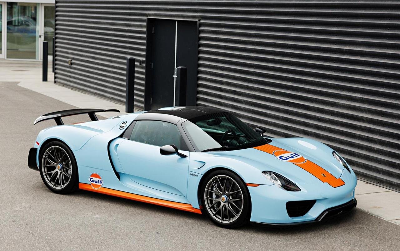 Porsche 918 Spyder Gulf Livery-Amelia Island-Auction-1