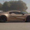 Bugatti Chiron successor rendering-leaked-image