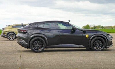Ferrari Purosangue vs Lamborghini Urus Performante-drag race