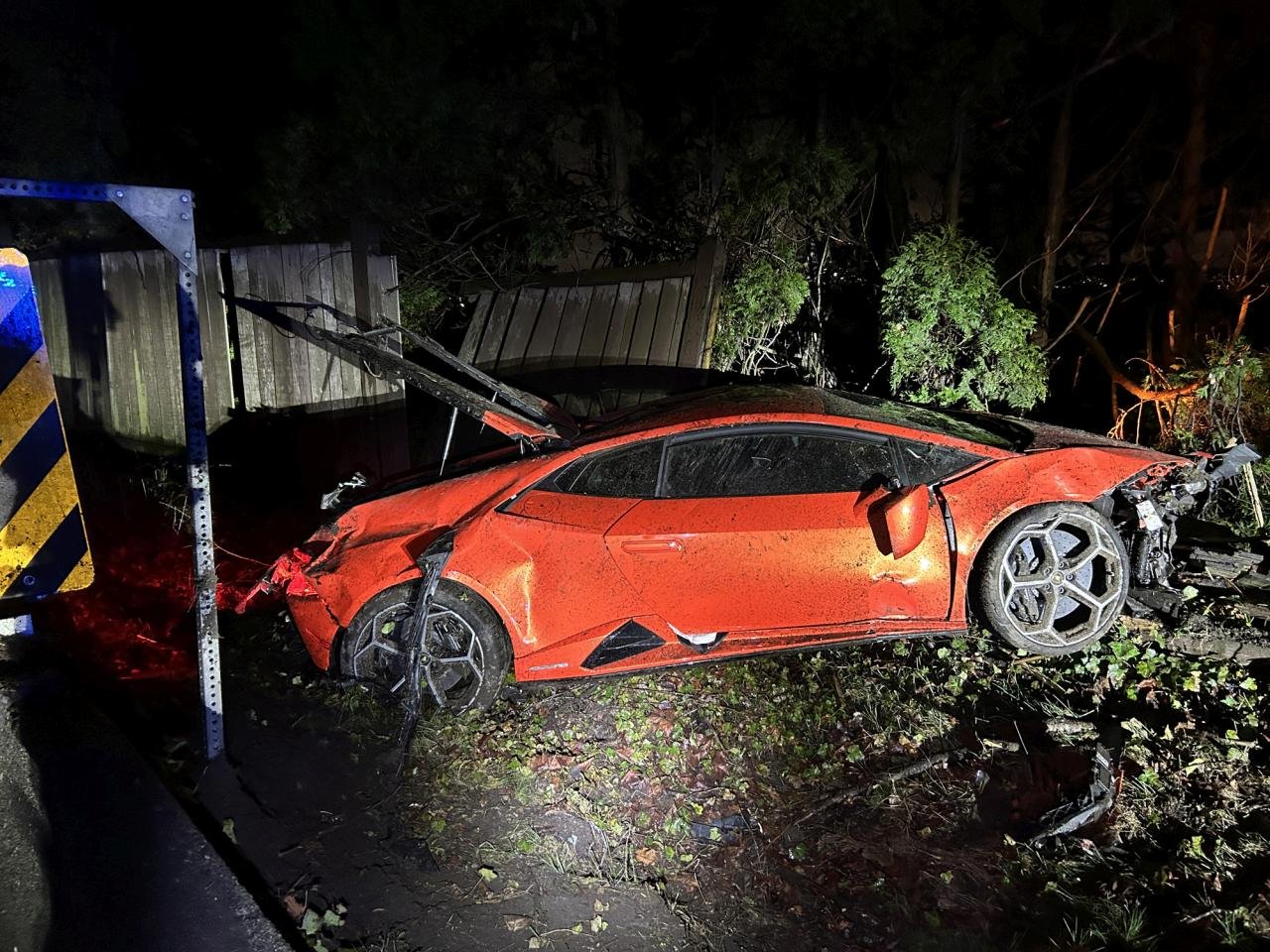 Lamborghini Huracan crash-Vancouver-Canada