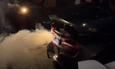 Hennessey Venom F5 engine blow-out rev battle