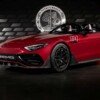 Concept Mercedes-AMG PureSpeed: Expressives Konzeptfahrzeug gibt Ausblick auf erstes Modell der Mythos-SerieConcept Mercedes-AMG PureSpeed – expressive concept car gives a look at the first model in the Mythos series