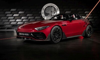 Concept Mercedes-AMG PureSpeed: Expressives Konzeptfahrzeug gibt Ausblick auf erstes Modell der Mythos-SerieConcept Mercedes-AMG PureSpeed – expressive concept car gives a look at the first model in the Mythos series