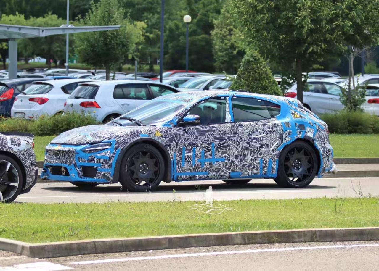 Ferrari EV prototype spy shots-1