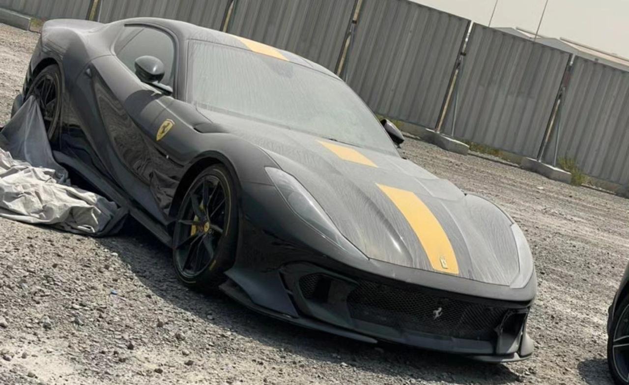 Flood damaged Ferari 812 Competizione-for-sale-Dubai-2