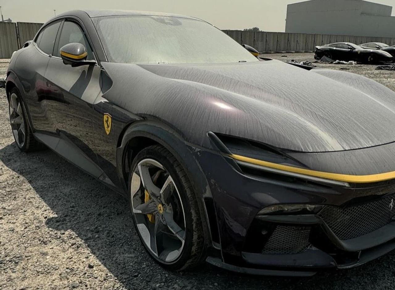 Flood damaged Ferrari Purosangue for sale-Dubai-1