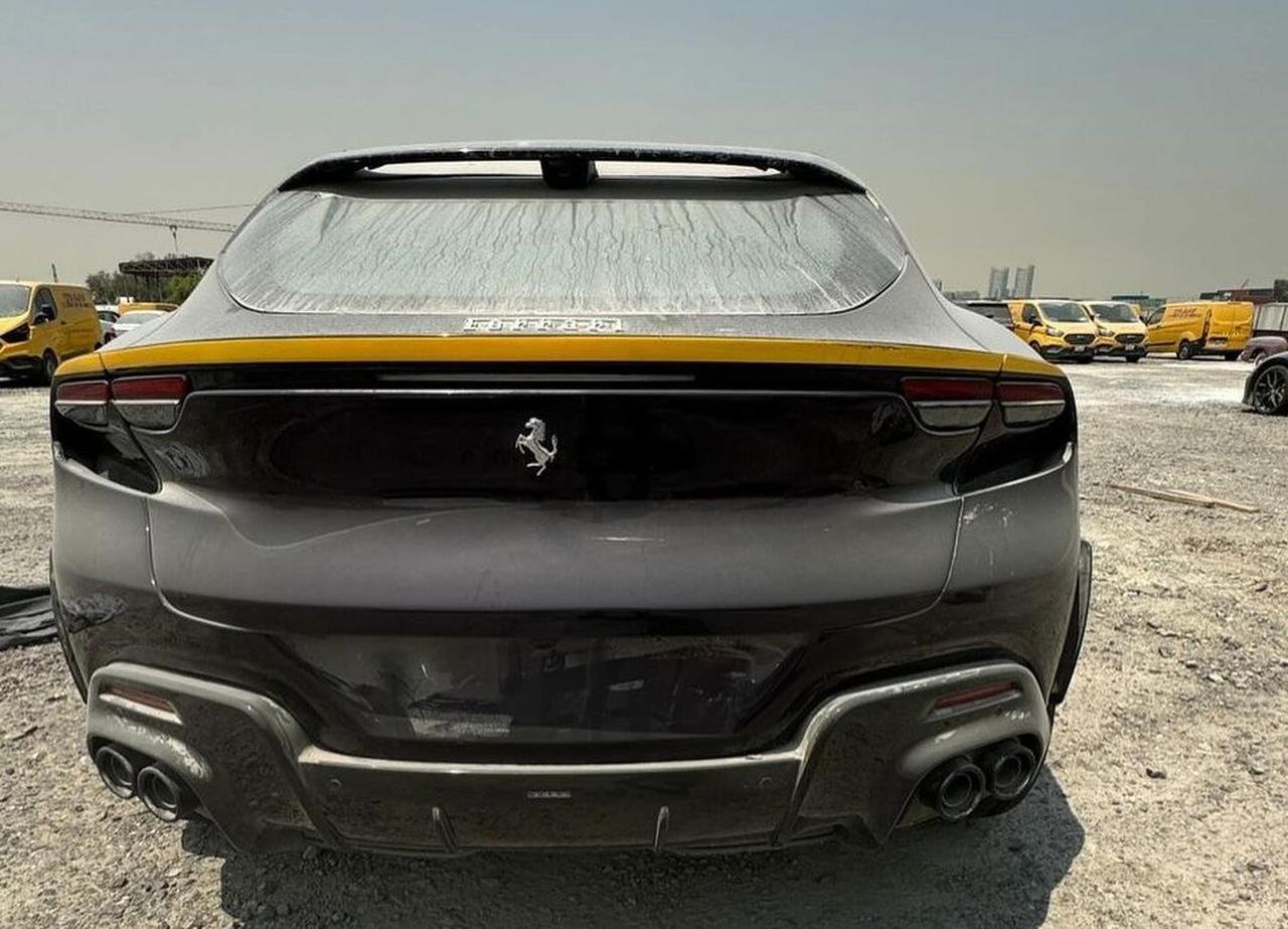 Flood damaged Ferrari Purosangue for sale-Dubai-2