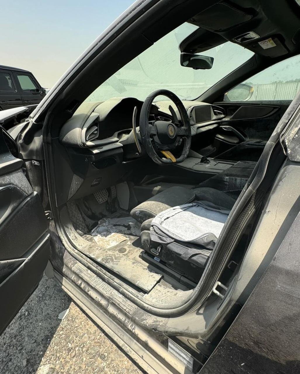 Flood damaged Ferrari Purosangue for sale-Dubai-3