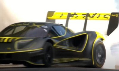 Lotus Evija X crash Goodwood