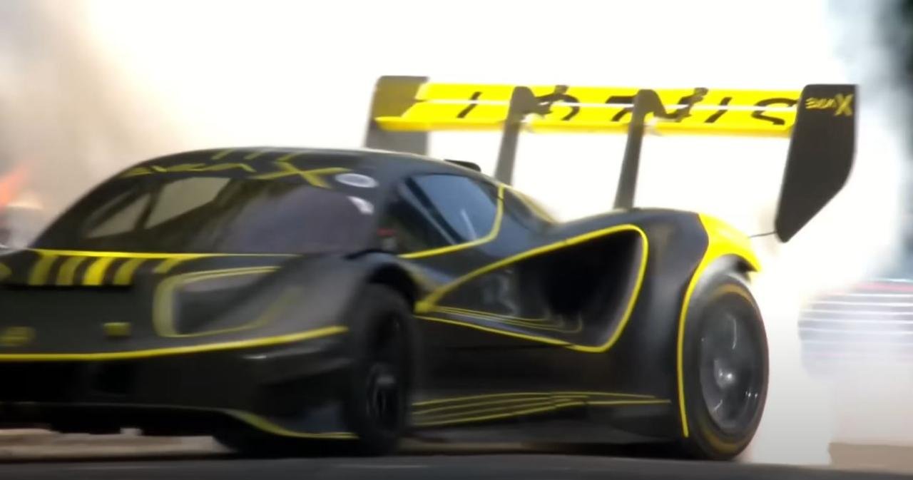 Lotus Evija X crash Goodwood