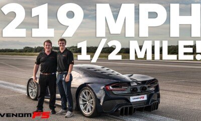 Venom F5 half mile 219 mph