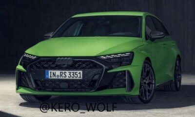 2025 Audi RS3 facelift leaked