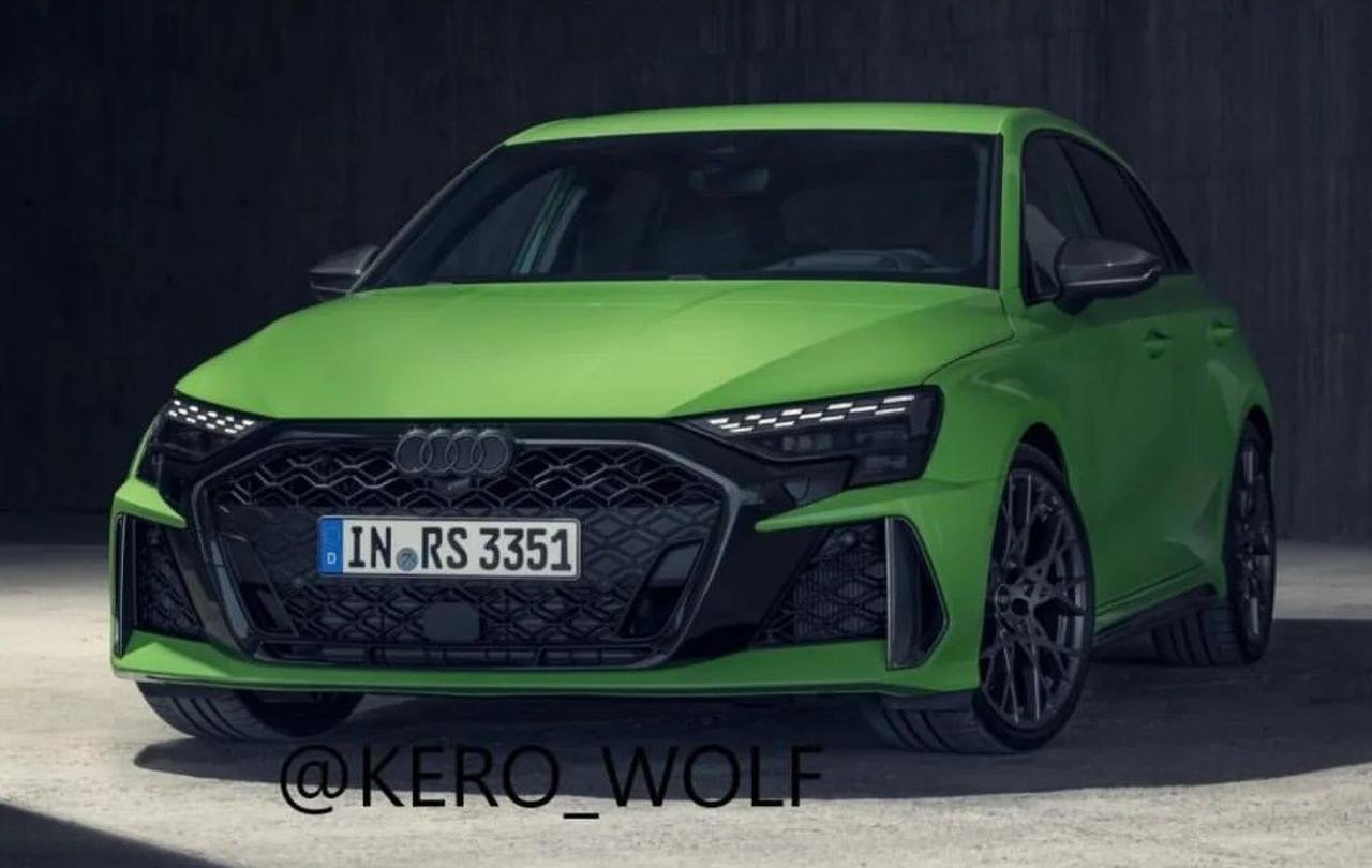 2025 Audi RS3 facelift leaked