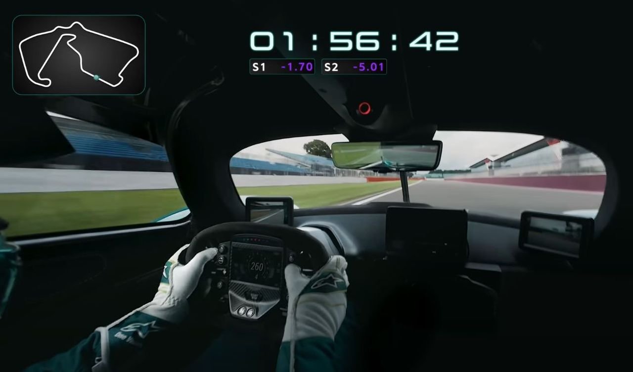 Aston Martin Valkyrie Silverstone lap record