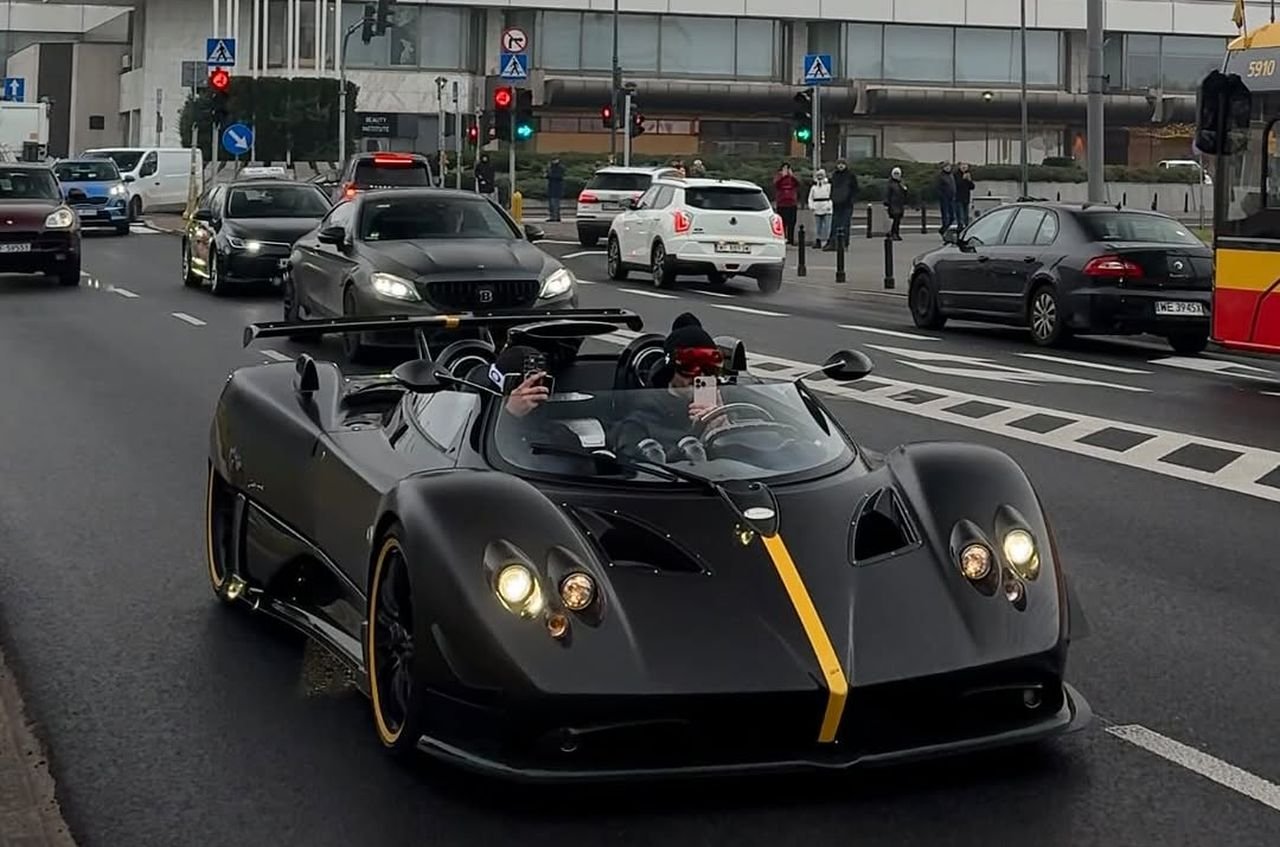 Pagani Zonda HP Barchetta-spotted-in-Poland