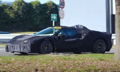 Ferrari 296 facelift-VS-spy-shots-1