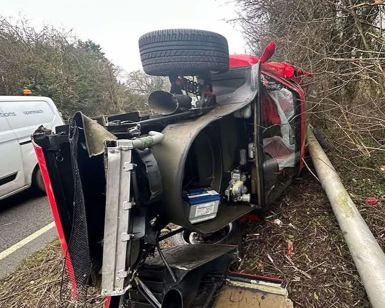 Ferrari F40 Crash-UK-2