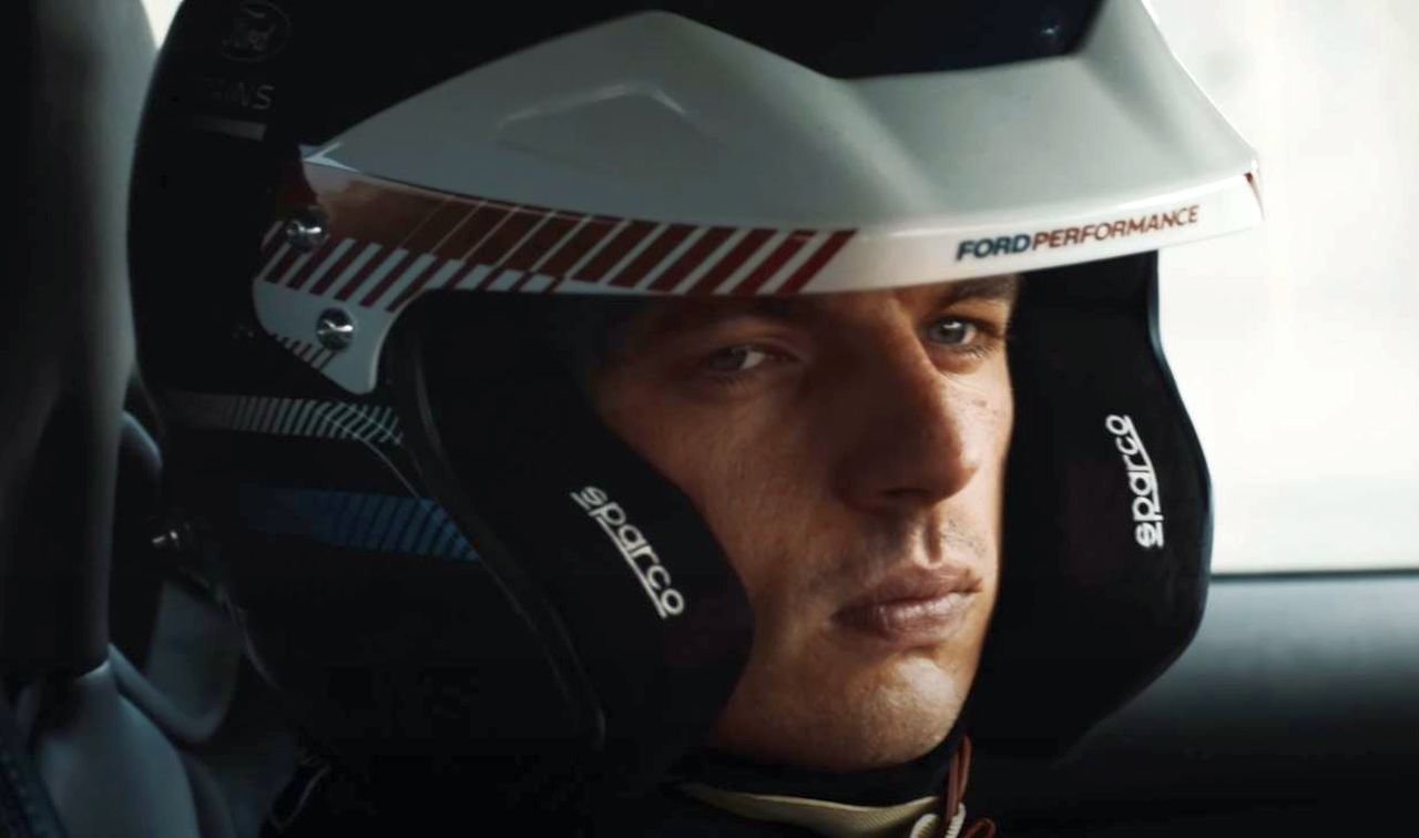 Max Verstappen Ford Mustang Dark Horse