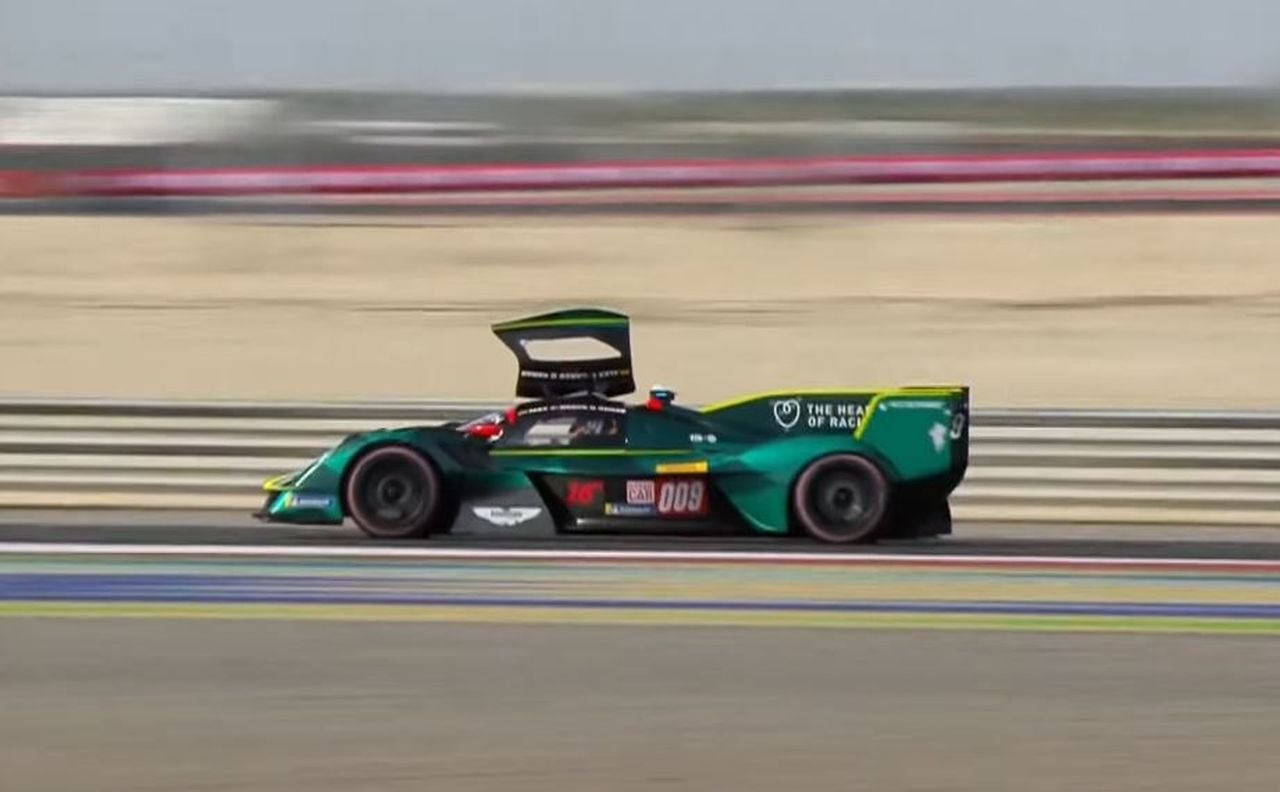 Aston Martin Valkyrie door flies off WEC Qatar