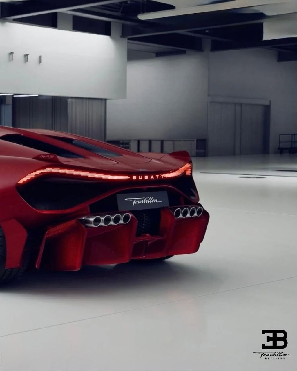 Bugatti Tourbillon custom exhaust-1