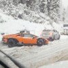 Huracan Sterrato stuck in snow-USA