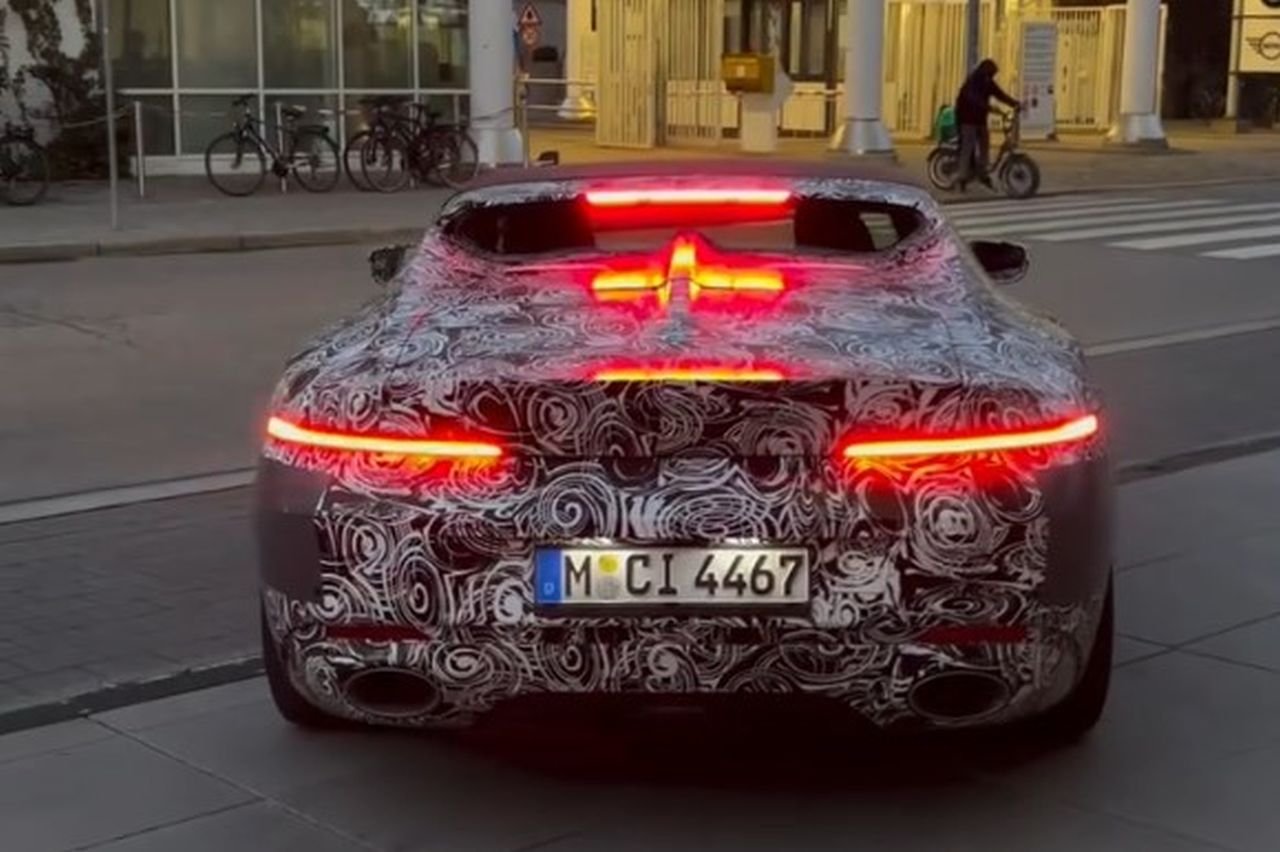 BMW Skytop test mule spy shot