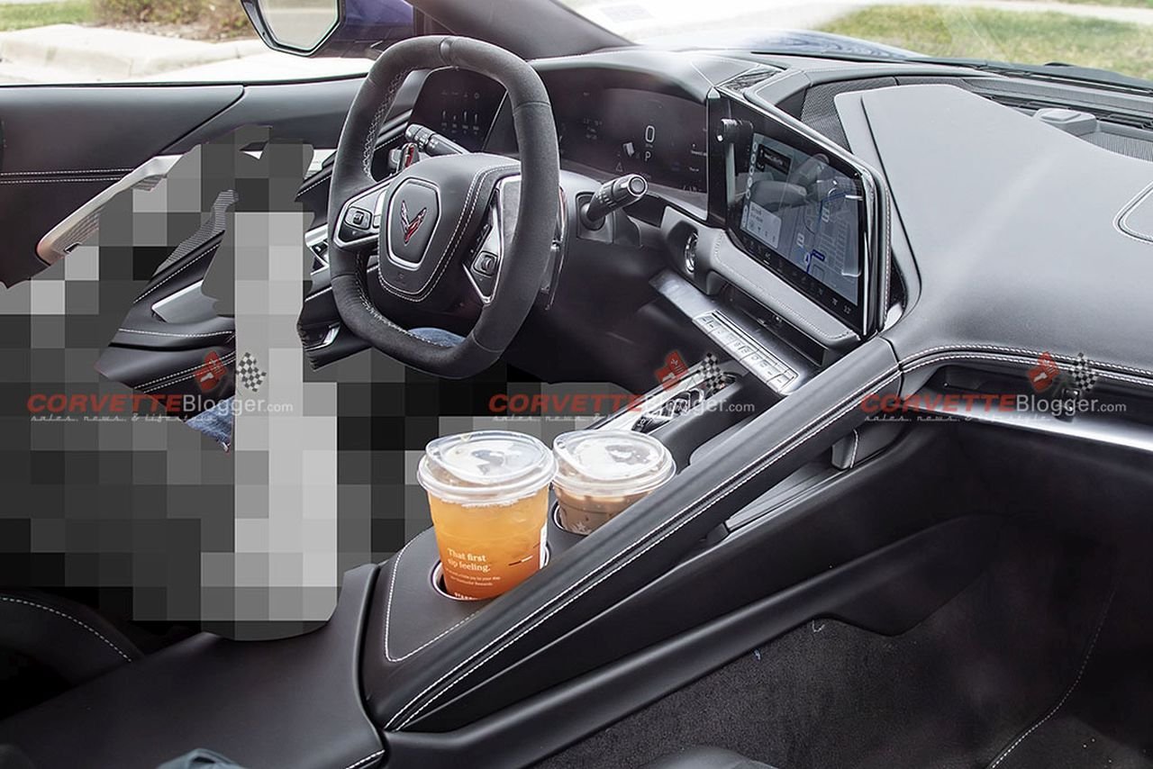 2026 Chevrolet Corvette interior spy shots-1