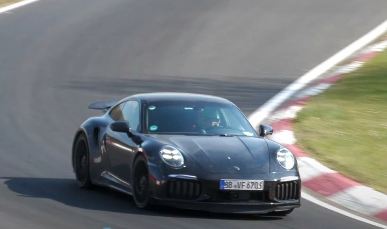 2026 Porsche 911 Turbo facelift spy images