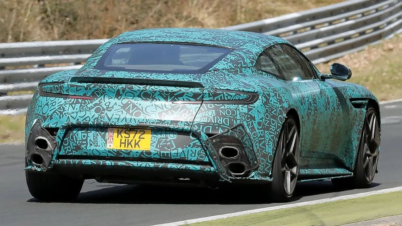 Aston Martin DB12 AMR-Nurburgring-spy-shots-2