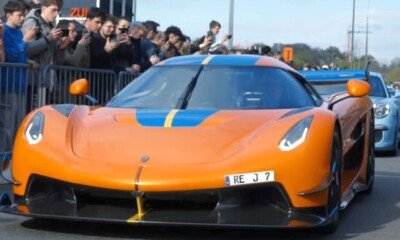 Koenigsegg Jesko Porsche crash