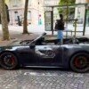 Porsche 911 fire Paris riots