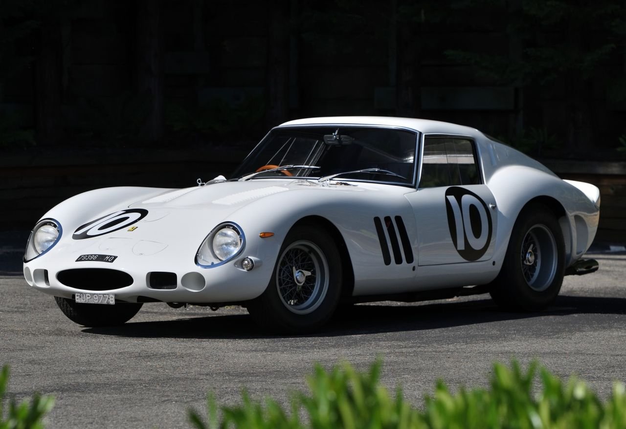 white Ferrari 250 GTO