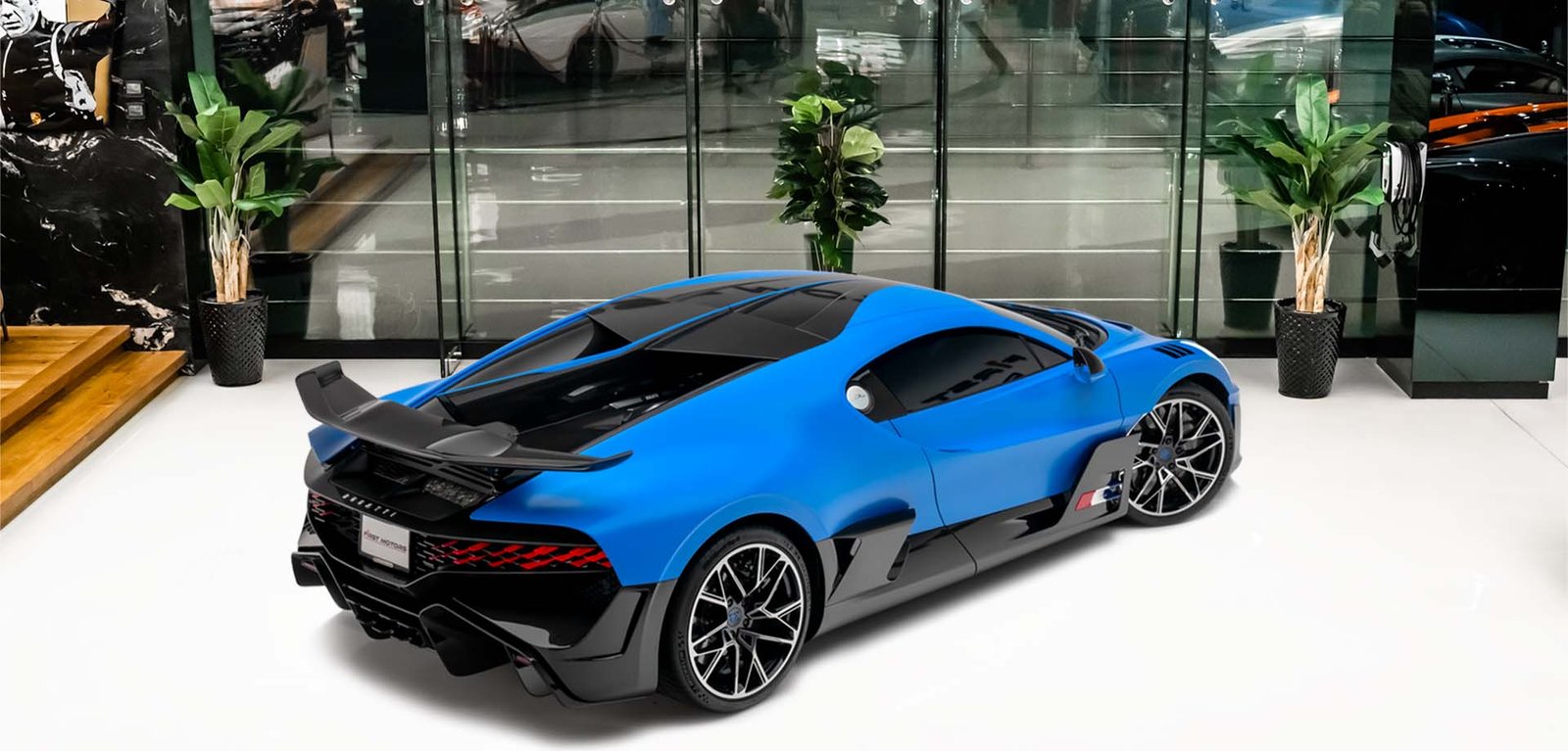 Bugatti Divo matte blue for sale F1rst Motors Dubai-1
