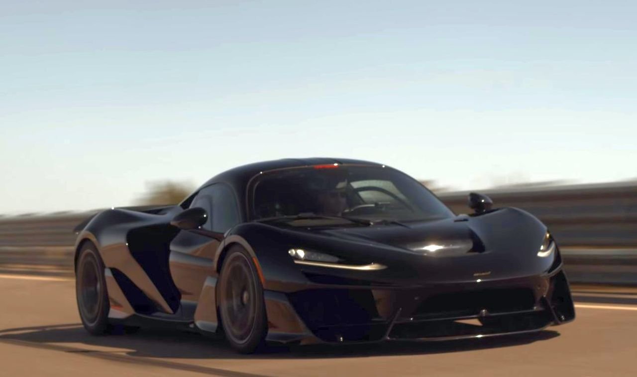 McLaren W1 Arizona test